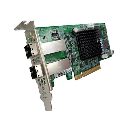 Qnap Dual-Port SAS 12Gbps Storage Expansion Card for Rackmount SAS-12G2E